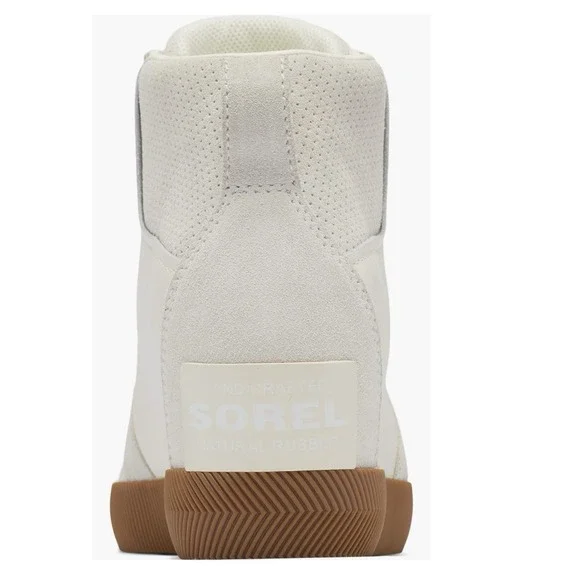 Sorel Out N About Wedge Leather Bootie, Ankle Boots White/Sea Salt, Size 8.5 NWT - Picture 6 of 16